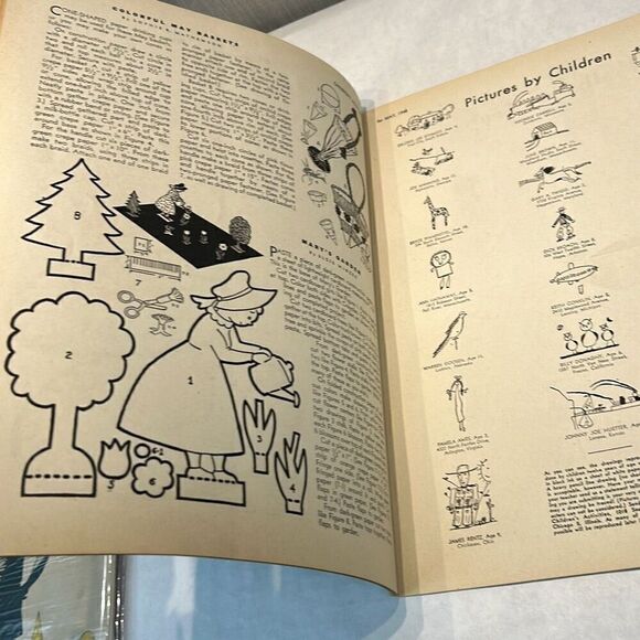 VTG Children's Activities For Home & School Magazine Book May 1948 - Picture 4 of 6